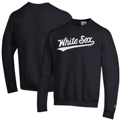 Black Chicago White Sox Champion Powerblend Wordmark Sweatshirt