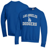 Royal Los Angeles Dodgers Champion Heart & Soul Powerblend Sweatshirt