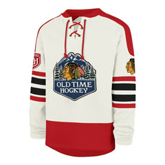 NHL Chicago Blackhawks '47 Pond Hockey Trio Eternal Lacer Sweatshirt