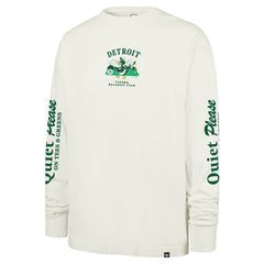 Cream Detroit Tigers '47 Quiet Please Foundation Long Sleeve T-Shirt
