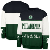 Green Philadelphia Phillies '47 Tee Up Maximalist Fleece Sweatshirt