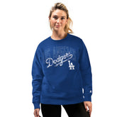 Royal Los Angeles Dodgers Starter Women's Lace Classic Sweatshirt
