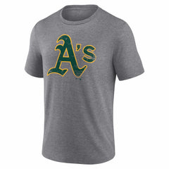 Gray Athletics Heritage Personalized Any Name & Number Tri-Blend T-Shirt
