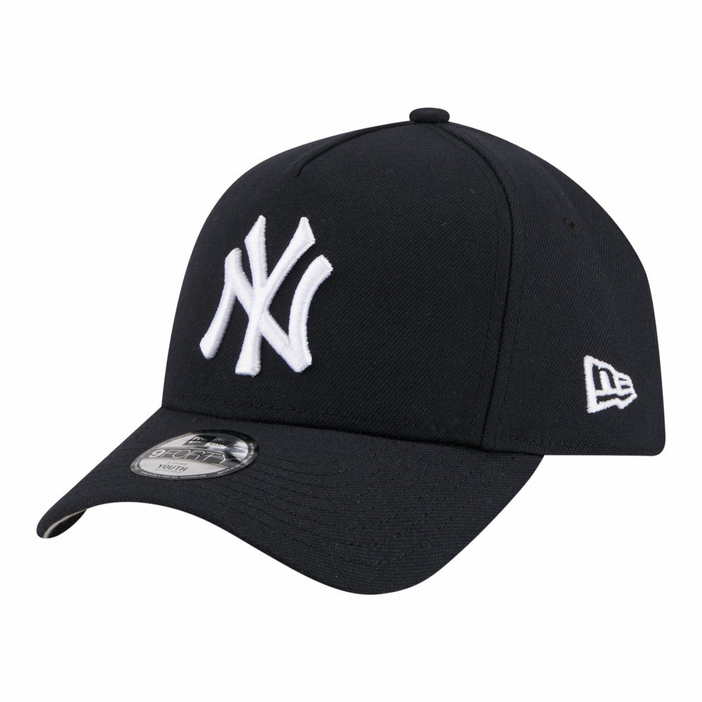 Navy New York Yankees New Era Youth 9FORTY A-Frame Adjustable Hat