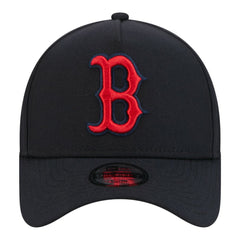 Navy Boston Red Sox New Era Youth 9FORTY A-Frame Adjustable Hat