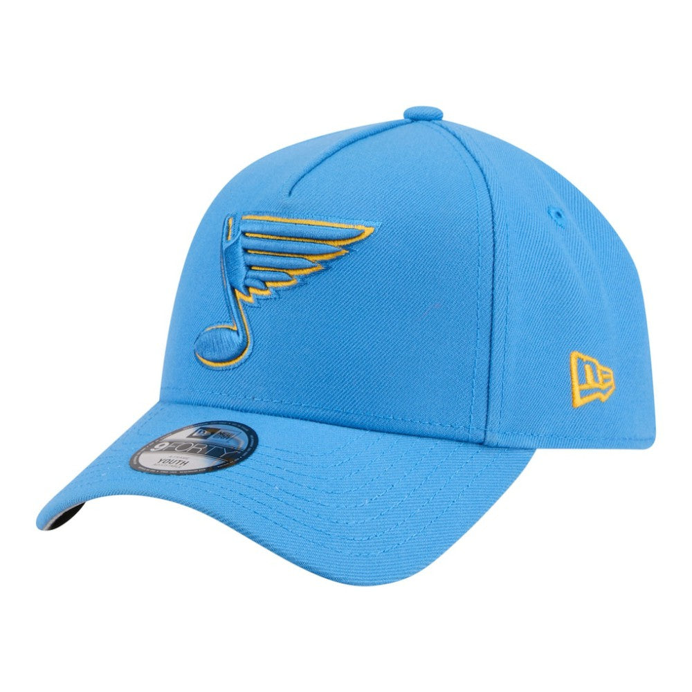 NHL St. Louis Blues New Era Youth 9FORTY A-Frame Adjustable Hat