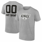 NHL Los Angeles Kings Big & Tall Personalized Name & Number Monochrome T-Shirt