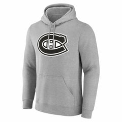 NHL Montreal Canadiens Big & Tall Personalized Name & Number Monochrome Pullover Hoodie