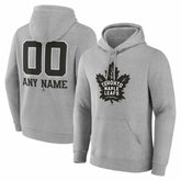 NHL Toronto Maple Leafs Big & Tall Personalized Name & Number Monochrome Pullover Hoodie