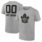 NHL Toronto Maple Leafs Big & Tall Personalized Name & Number Monochrome T-Shirt