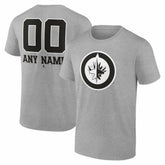 NHL Winnipeg Jets Big & Tall Personalized Name & Number Monochrome T-Shirt