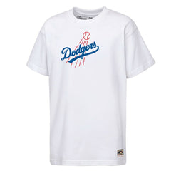 White Los Angeles Dodgers Mitchell & Ness Cooperstown Concession T-Shirt