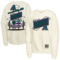 Natural Arizona Diamondbacks Mitchell & Ness Youth Retro Billboard Sweatshirt