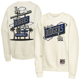 Natural Los Angeles Dodgers Mitchell & Ness Youth Retro Billboard Sweatshirt