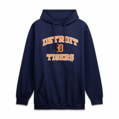 Navy Detroit Tigers Fanatics Big & Tall Heart & Soul Hoodie