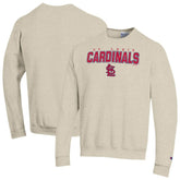 Oatmeal St. Louis Cardinals Champion Eco Powerblend Sweatshirt