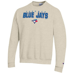 Oatmeal Toronto Blue Jays Champion Eco Powerblend Sweatshirt