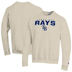 Oatmeal Tampa Bay Rays Champion Eco Powerblend Sweatshirt