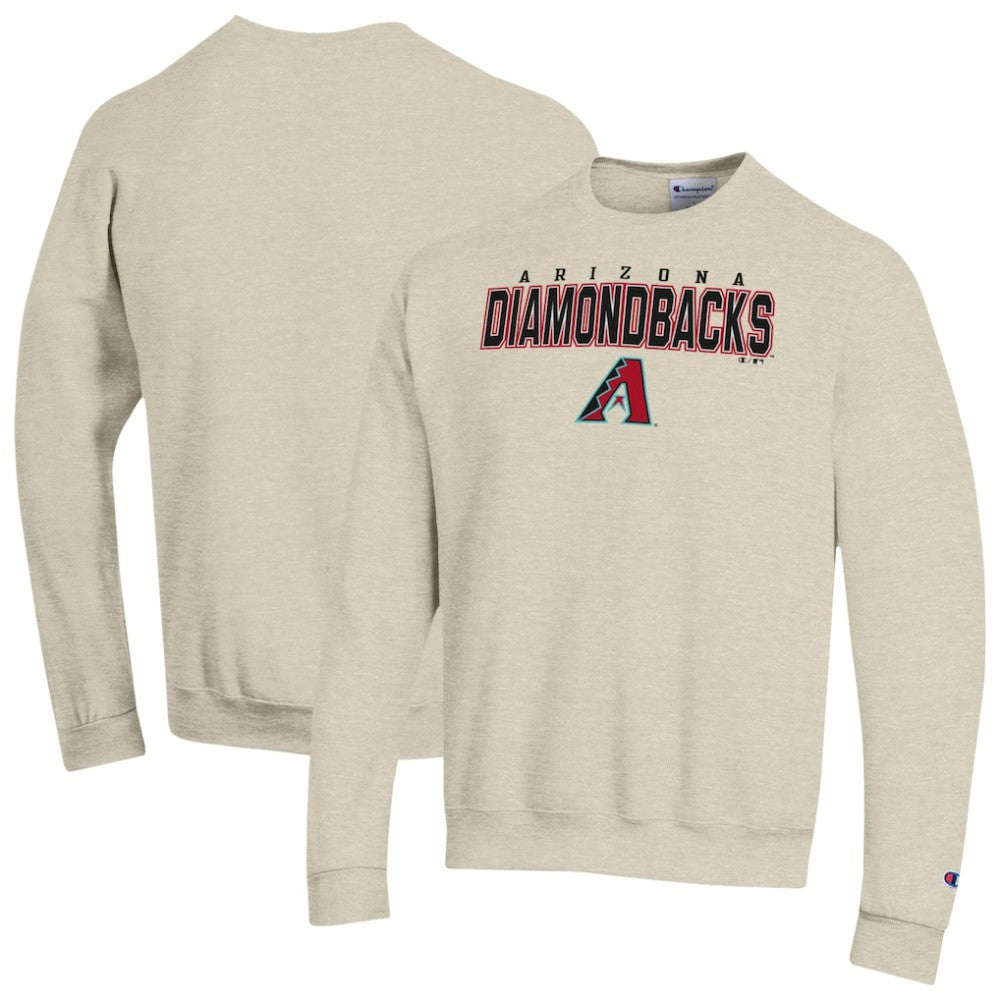Oatmeal Arizona Diamondbacks Champion Eco Powerblend Sweatshirt