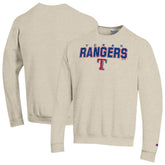 Oatmeal Texas Rangers Champion Eco Powerblend Sweatshirt