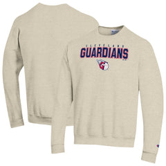 Oatmeal Cleveland Guardians Champion Eco Powerblend Sweatshirt
