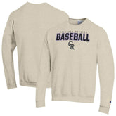 Oatmeal Colorado Rockies Champion Eco Powerblend Sweatshirt