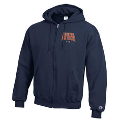 Navy Houston Astros Champion Eco Powerblend Full-Zip Hoodie