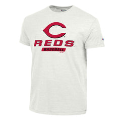 White Cincinnati Reds Champion Ultimate Tri-blend T-Shirt