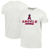 White Los Angeles Angels Champion Ultimate Tri-blend T-Shirt