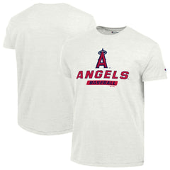 White Los Angeles Angels Champion Ultimate Tri-blend T-Shirt