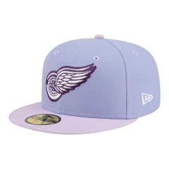 NHL Detroit Red Wings New Era Lavender Bloom 59FIFTY Fitted Hat