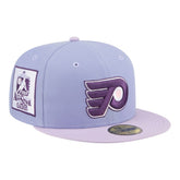 NHL Philadelphia Flyers New Era Lavender Bloom 59FIFTY Fitted Hat
