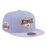 NHL Los Angeles Kings New Era Lavender Bloom 59FIFTY Fitted Hat