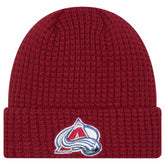 NHL Colorado Avalanche New Era Waffle Cuffed Knit Hat