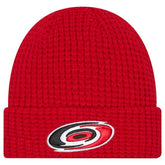 NHL Carolina Hurricanes New Era Waffle Cuffed Knit Hat