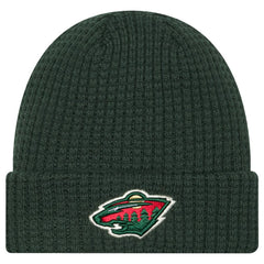 NHL Minnesota Wild New Era Waffle Cuffed Knit Hat