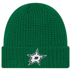 NHL Dallas Stars New Era Waffle Cuffed Knit Hat