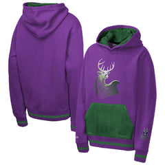 Mitchell & Ness Milwaukee Bucks Youth Playmaker Fashion Fleece Hoodie