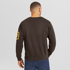 Brown San Diego Padres Darius Rucker Collection by Fanatics Washed Crew Neck Pullover Sweatshirt