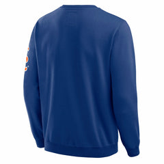 Royal New York Mets Darius Rucker Collection by Fanatics Washed Crew Neck Pullover Sweatshirt