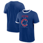 Royal Chicago Cubs Darius Rucker Collection by Fanatics Washed Ringer T-Shirt
