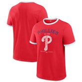 Red Philadelphia Phillies Darius Rucker Collection by Fanatics Washed Ringer T-Shirt