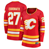 NHL Matt Coronato Calgary Flames Fanatics Women's Home Breakaway Jersey