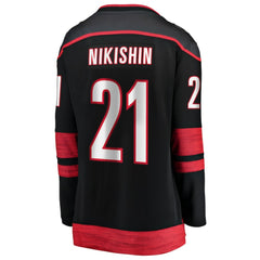 NHL Alexander Nikishin Carolina Hurricanes Fanatics Women's Home Breakaway Jersey
