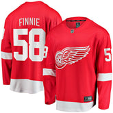 NHL Emmitt Finnie Detroit Red Wings Fanatics Home Breakaway Jersey