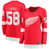 NHL Emmitt Finnie Detroit Red Wings Fanatics Women's Home Breakaway Jersey