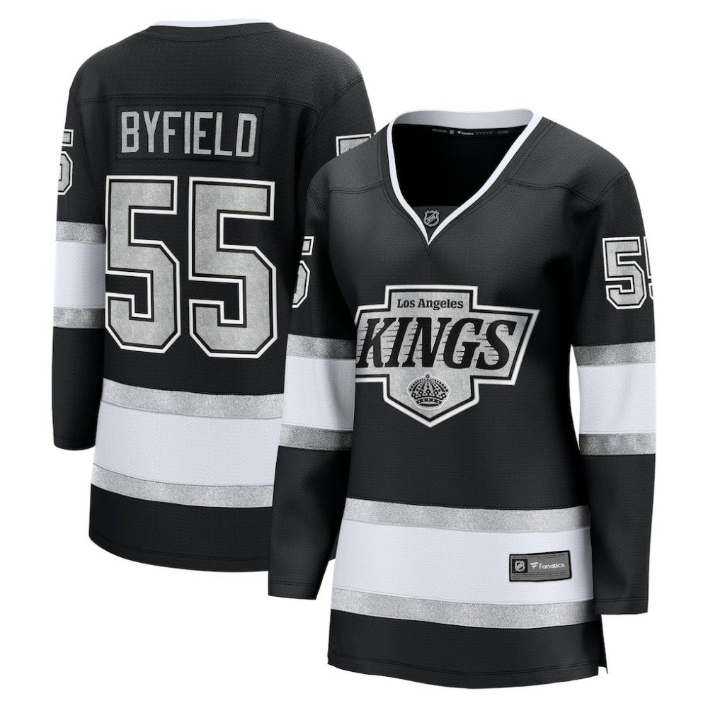 NHL Quinton Byfield Los Angeles Kings Fanatics Women's Home Breakaway Jersey