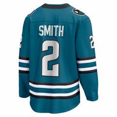 NHL Will Smith San Jose Sharks Fanatics Home Breakaway Jersey