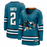 NHL Will Smith San Jose Sharks Fanatics Women's Home Breakaway Jersey