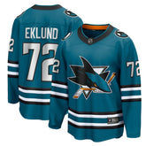 NHL William Eklund San Jose Sharks Fanatics Home Breakaway Jersey